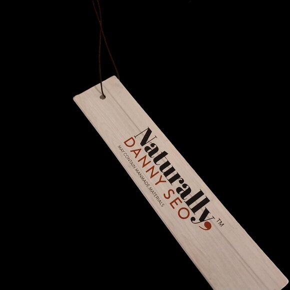 Naturally Danny Seo Halloween Handcrafted 12½" Acacia Wood Ghost - Picture 5 of 8